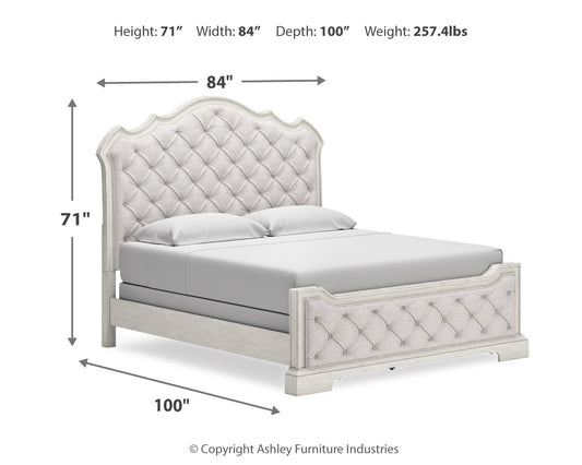 Cama tapizada Arlendyne California King