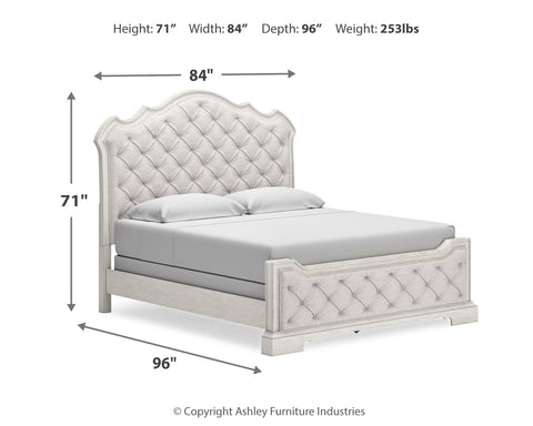 Cama tapizada Arlendyne King