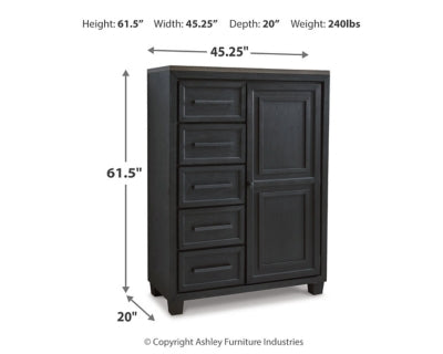 Paquete de dormitorio de 8 piezas