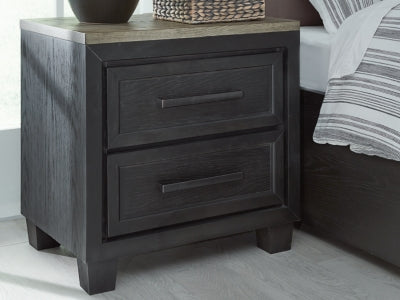 Foyland Queen Storage Bed, Dresser, Mirror and Nightstand