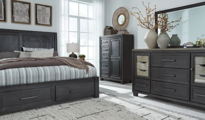 Paquete de dormitorio de 7 piezas
