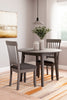 Mesa de comedor Shullden y 2 sillas