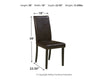 2-Piece Dining Chair Package