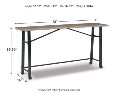 Mesa de mostrador larga Lesterton