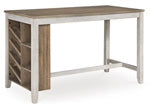 Mesa de comedor de altura de mostrador Skempton