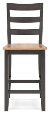 Gesthaven Counter Height Dining Table and 2 Barstools