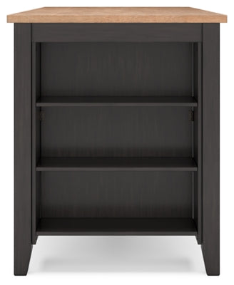 Gesthaven Counter Height Dining Table and 2 Barstools