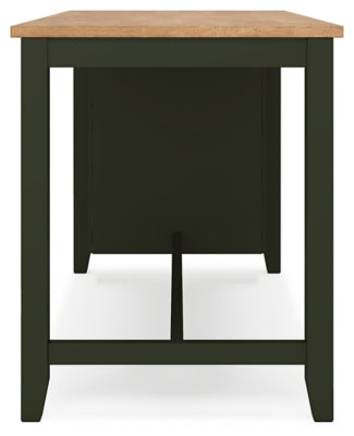 Gesthaven Counter Height Dining Table and 2 Barstools