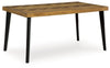 Mesa de comedor y 6 sillas Blondon (juego de 7)