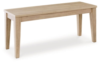 Banco de comedor Gleanville de 42"
