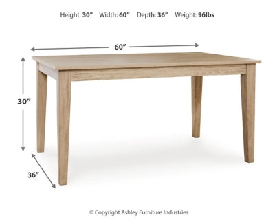 Mesa de comedor Gleanville