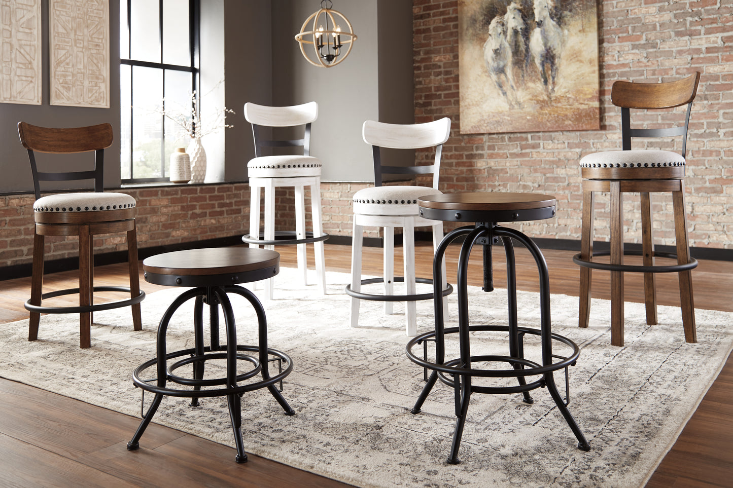 Taburete de bar alto Valebeck