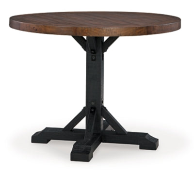Mesa de altura de mostrador Valebeck y 4 taburetes