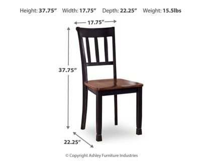 2-Piece Dining Chair Package