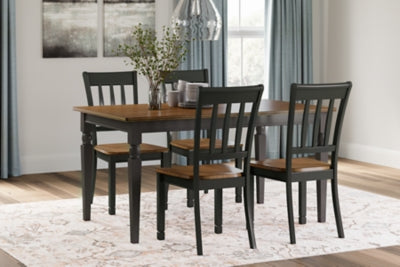 Mesa de comedor y 4 sillas Owingsville