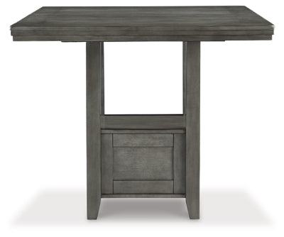 Mesa extensible de comedor Hallanden de altura de mostrador
