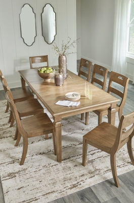 Mesa de comedor Mylarken y 8 sillas