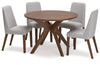 Lyncott Dining Table and 4 Chairs