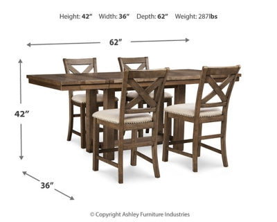 5-Piece Counter Height Dining Package