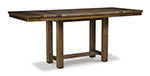 Mesa extensible de comedor de altura de mostrador Moriville