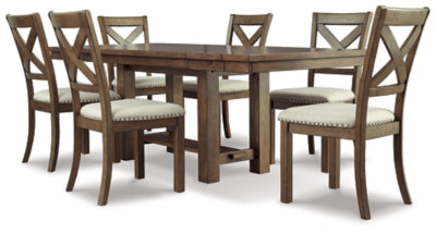 Mesa de comedor Moriville y 6 sillas