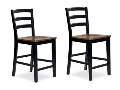 Taburete de bar Wildenauer de altura de mostrador (juego de 2)