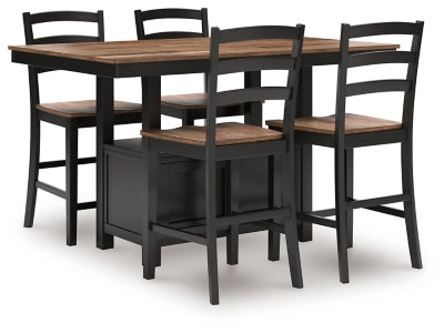 Wildenauer Dining Table and 4 Chairs