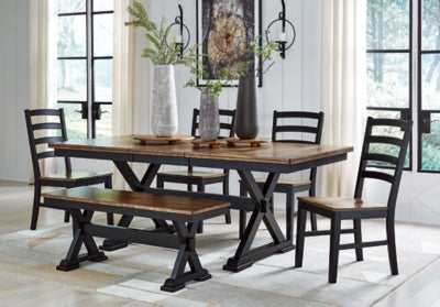 Mesa extensible de comedor Wildenauer
