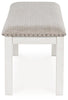Robbinsdale Dining Table, 4 Chairs and Bench