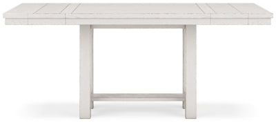 Mesa extensible de comedor Robbinsdale de altura de mostrador