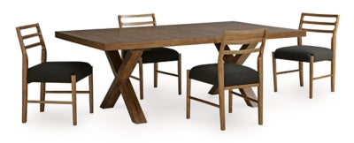 Mesa de comedor Steenlage y 4 sillas