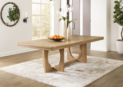 Mesa extensible de comedor Rencott