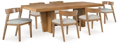 Kristiland Dining Table and 6 Chairs