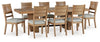 Kristiland Dining Table and 8 Chairs