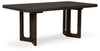 Mesa extensible de comedor Breckington