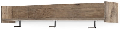 Perchero de pared con estante Oliah