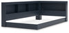 Cama con librería y almacenamiento Simmenfort Twin