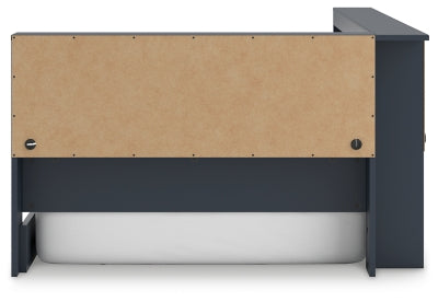 Simmenfort Twin Bookcase Storage Bed