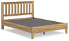 Cama con paneles de plataforma Bermacy Queen