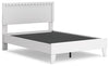 Cama de plataforma con paneles completos Hallityn