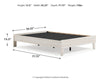 Cama de plataforma completa Socalle