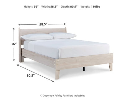 Cama de plataforma con paneles completos Socalle