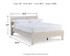 Cama de plataforma con paneles completos Socalle