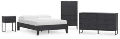 Paquete de dormitorio de 6 piezas
