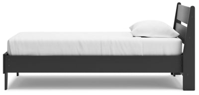 Cama de plataforma con dos paneles Socalle