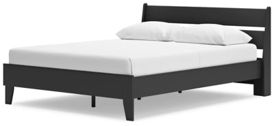 Cama Queen con plataforma y paneles Socalle