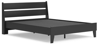 Cama Queen con plataforma y paneles Socalle