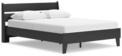 Cama Queen con plataforma y paneles Socalle