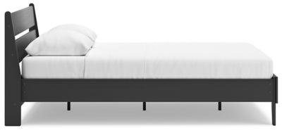 Cama Queen con plataforma y paneles Socalle