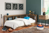 Cama con librería y almacenamiento Deanlow Twin